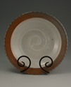 Pasta Bowl  10" diameter, Flashing slip, white liner glaze